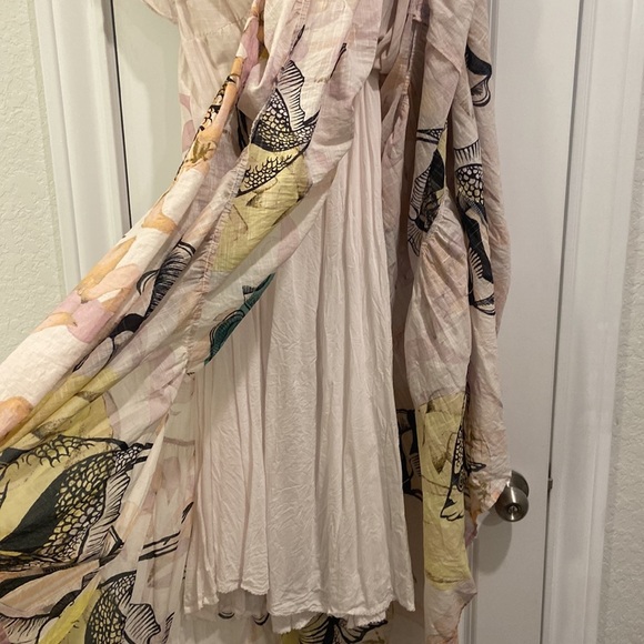 Anthropologie Pia Binazzi x Maeve Tiered Off Shoulder Maxi Dress - Picture 9 of 13